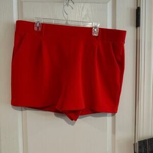 Loft XL pull on Shorts Red